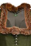 Jagd-Dirndl mit Rotfuchsband - Miniatur 5