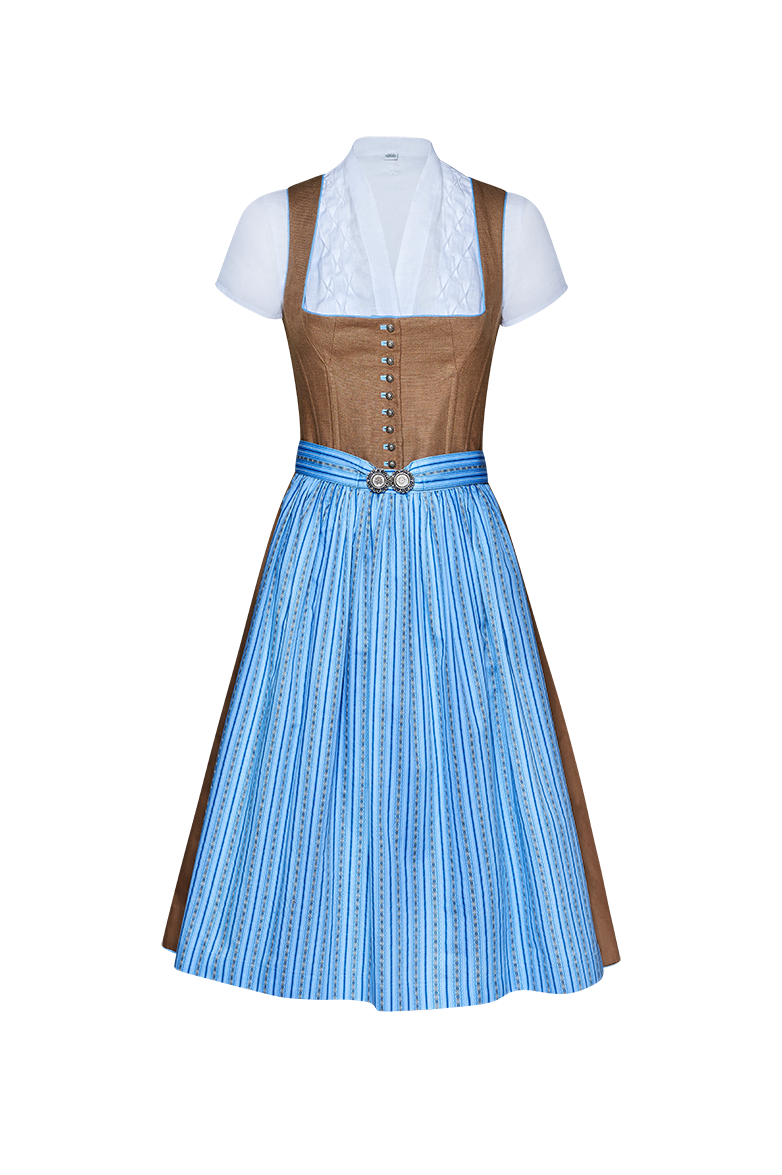 Dirndl mit Kontrastpaspel - Bild 3