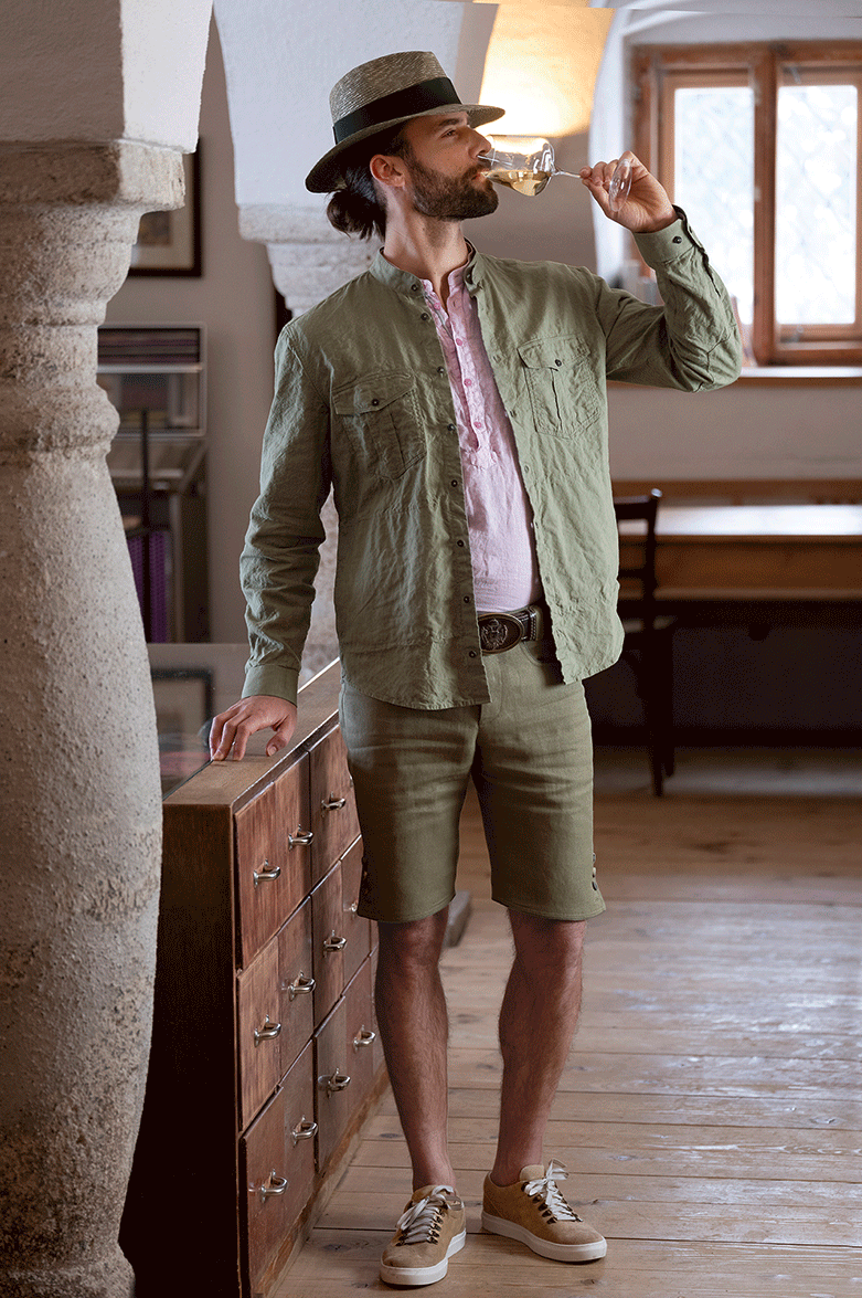 Shirtjacket Jägerleinen - Bild 7