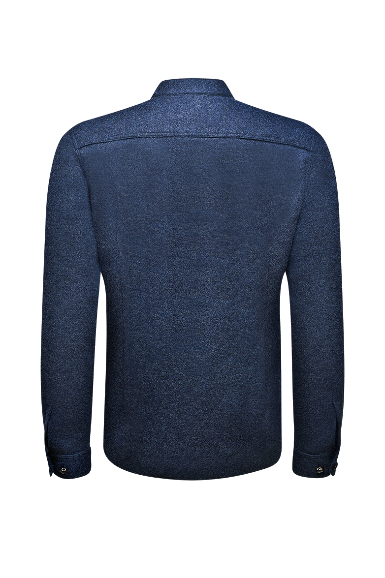 Shirtjacket in offenkantigem Strick - Bild 2