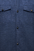 Shirtjacket in offenkantigem Strick - Miniatur 4