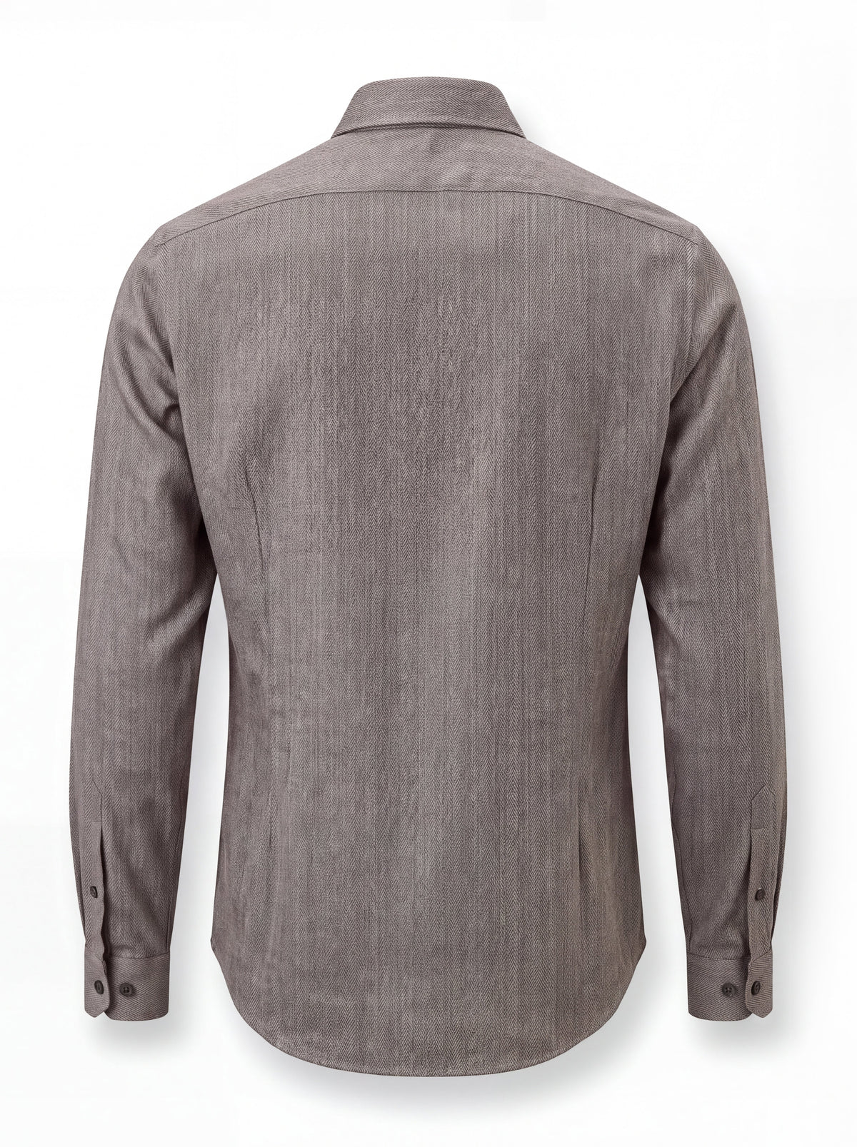 Button-down Hemd Fischgrat - Bild 3
