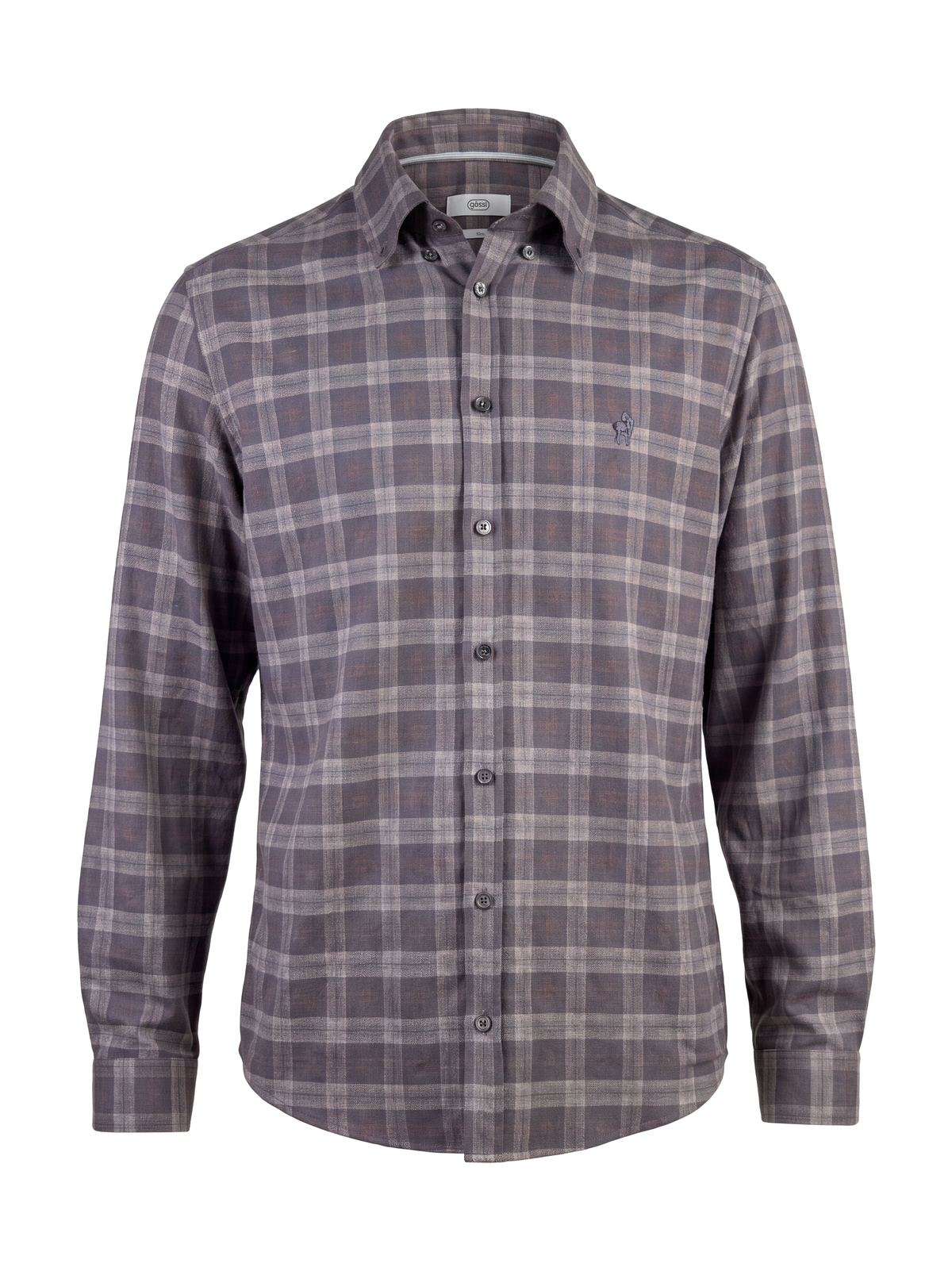 Button-down Hemd Karo - Bild 1