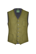 Vorpatiniertes Gilet aus Baumwolle/Leinen - Miniatur 1