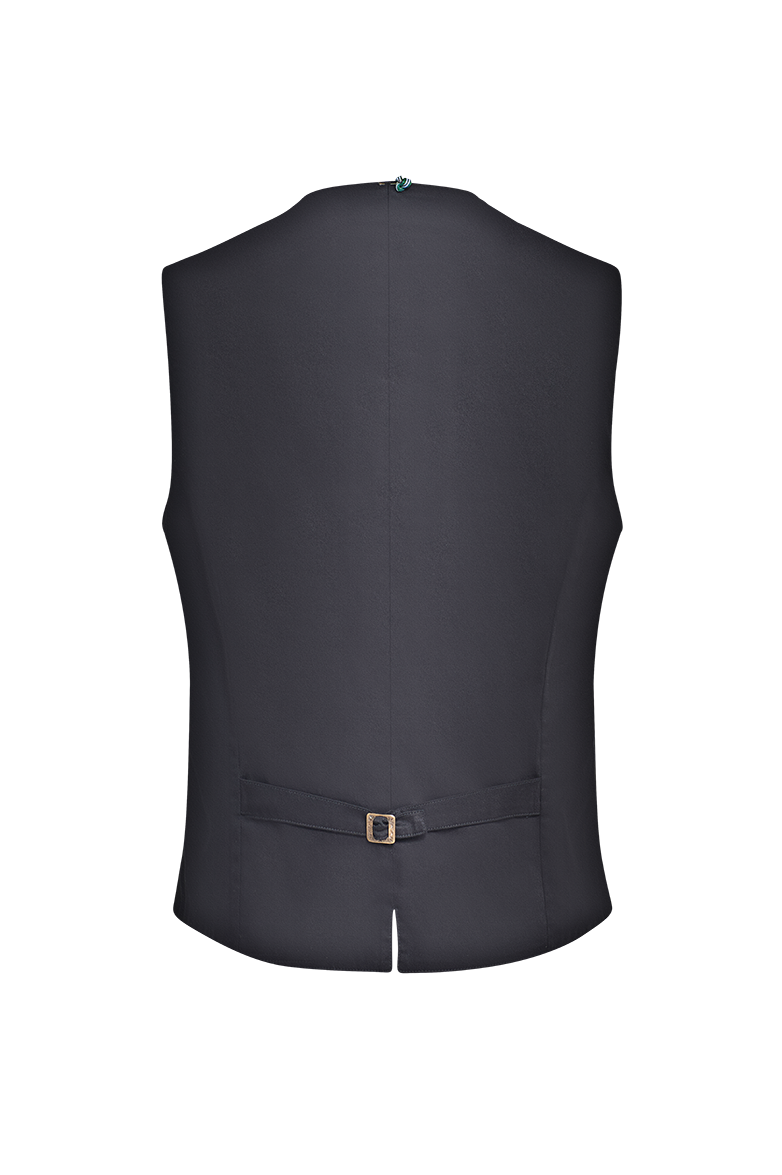 Vorpatiniertes Gilet aus Baumwolle/Leinen - Bild 2