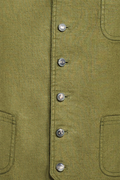 Vorpatiniertes Gilet aus Baumwolle/Leinen - Miniatur 4