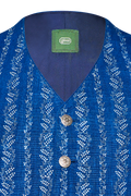 Blaudruck-Gilet - Miniatur 3
