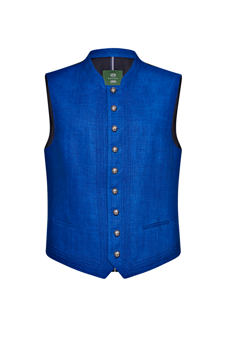 Blaudruck-Gilet - Bild 1