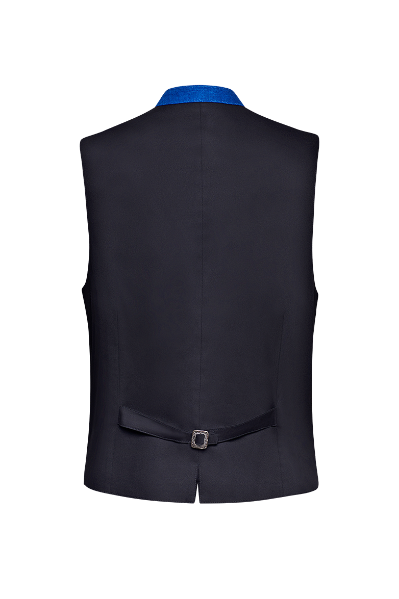 Blaudruck-Gilet - Bild 2