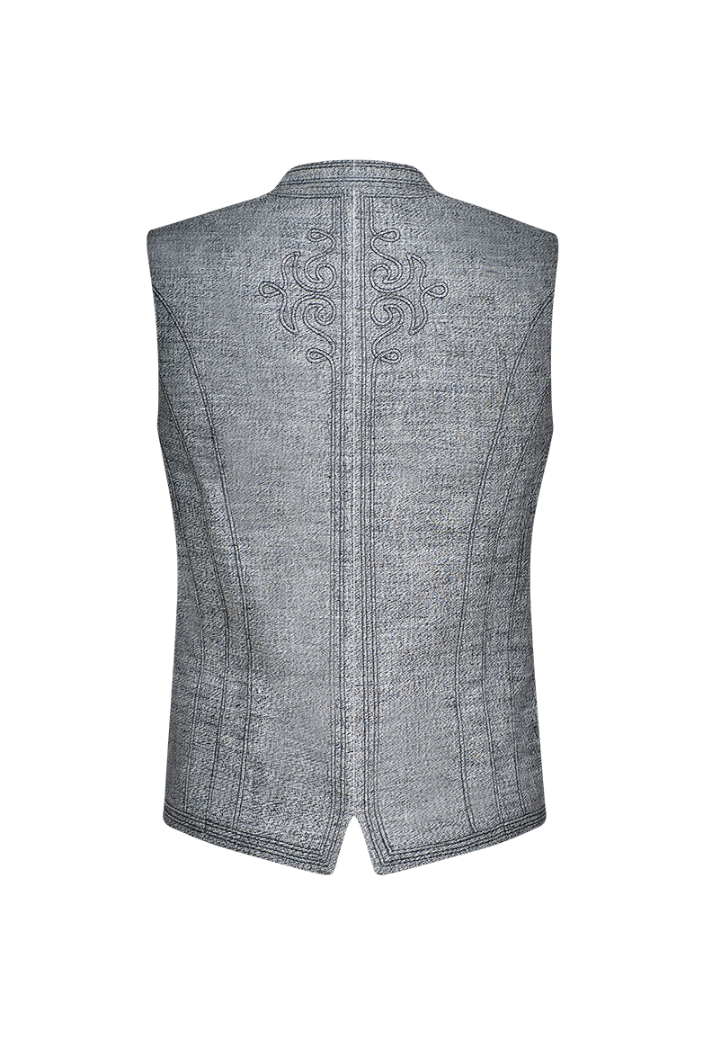 Schladminger Gilet mit Schnurstepperei - Bild 2