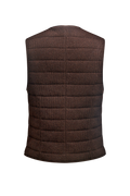 Steppgilet aus Links/links-Strick - Miniatur 2