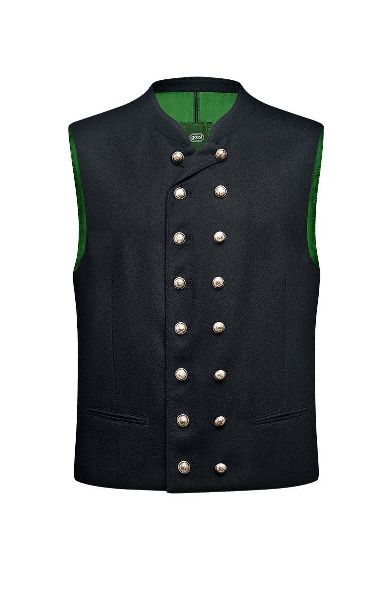Doppelreiher Gilet aus Loden - Bild 1