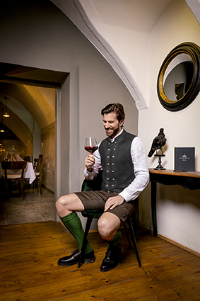Doppelreiher Gilet aus Loden - Bild 7