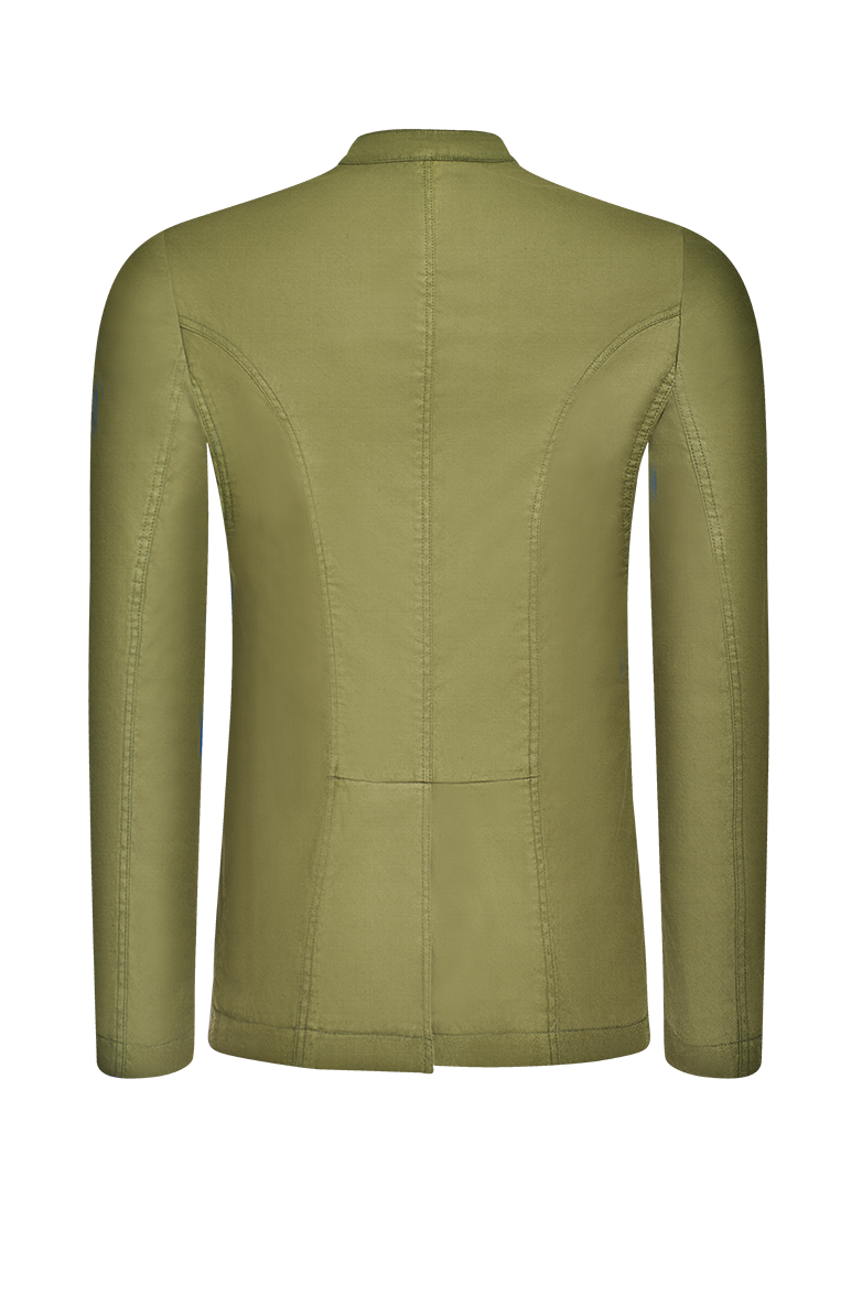Patinierte Jacke aus Baumwolle/Leinen - Bild 2