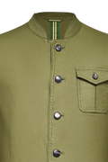 Patinierte Jacke aus Baumwolle/Leinen - Miniatur 3