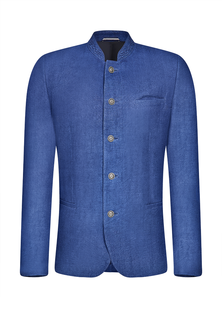 Bauernleinen trifft Blaudruck - Bild 1