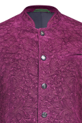 Samtjacke mit reicher Relief-Stickerei - Miniatur 3