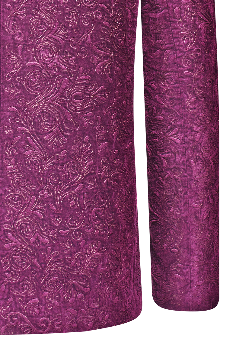 Samtjacke mit reicher Relief-Stickerei - Bild 6