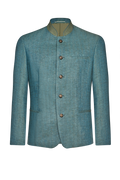 Leinenjacke mit Stehkragen - Miniatur 7