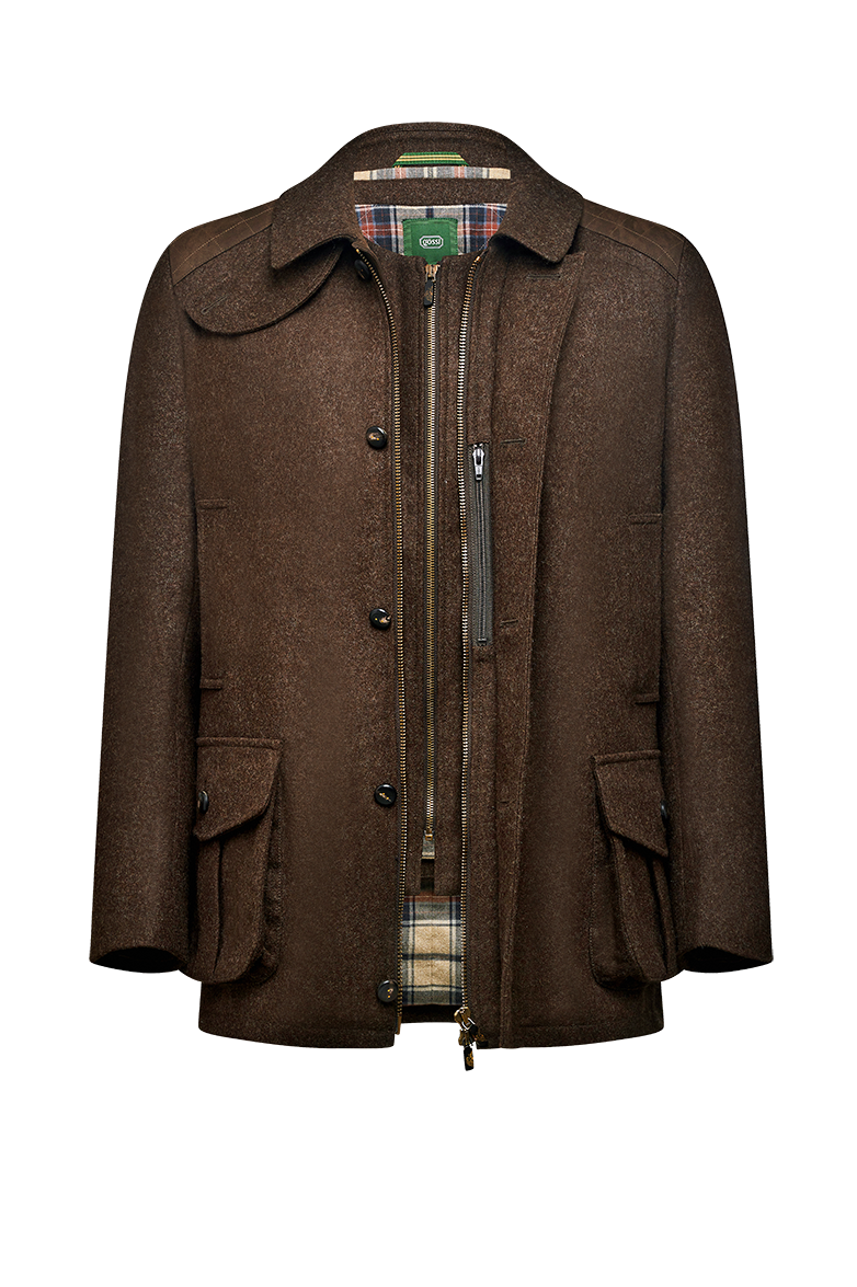 Jagd-Jacke 2 in 1 Lodenjacke mit Gilet - Bild 2