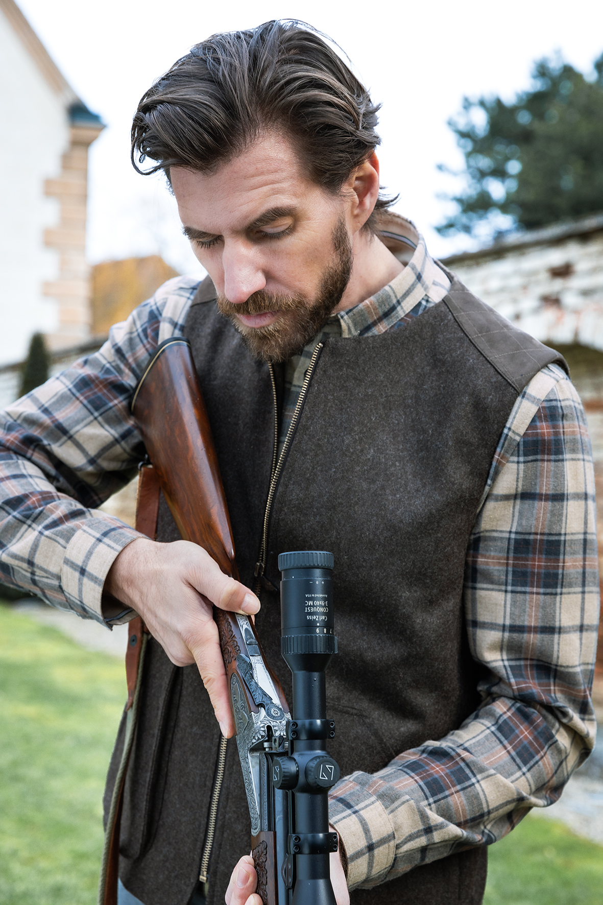 Jagd-Jacke 2 in 1 Lodenjacke mit Gilet - Bild 9