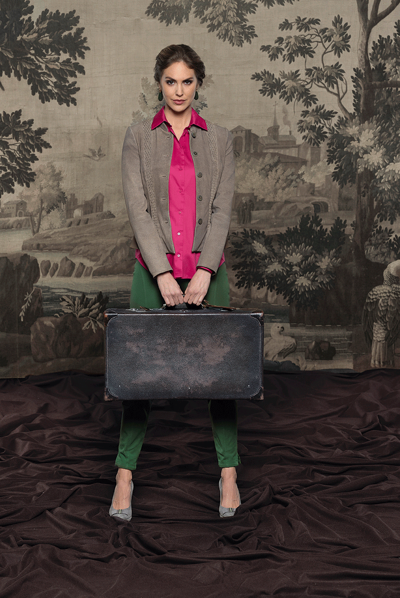 Gesmokte Lederjacke - Bild 7