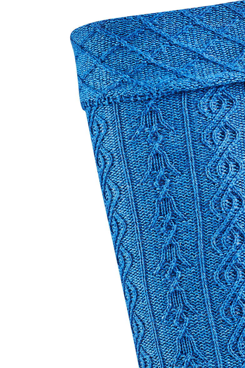 Plattierte Blaudruck-Stutzen - Bild 2