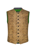 Gilet aus Leder mit Handdruck - Miniatur 1