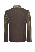 Hirschlederjacke mit Lammfellfutter - Miniatur 2