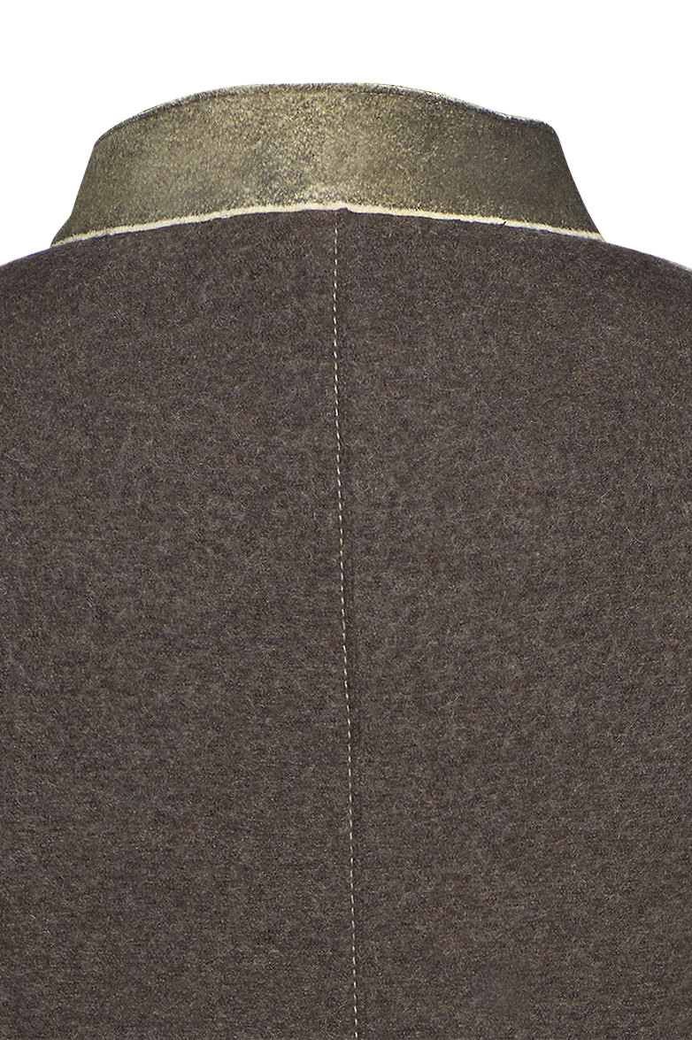 Hirschlederjacke mit Lammfellfutter - Bild 5