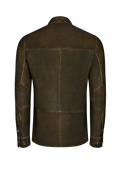 Shirtjacket in Leder - Miniatur 2