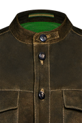 Shirtjacket in Leder - Miniatur 3