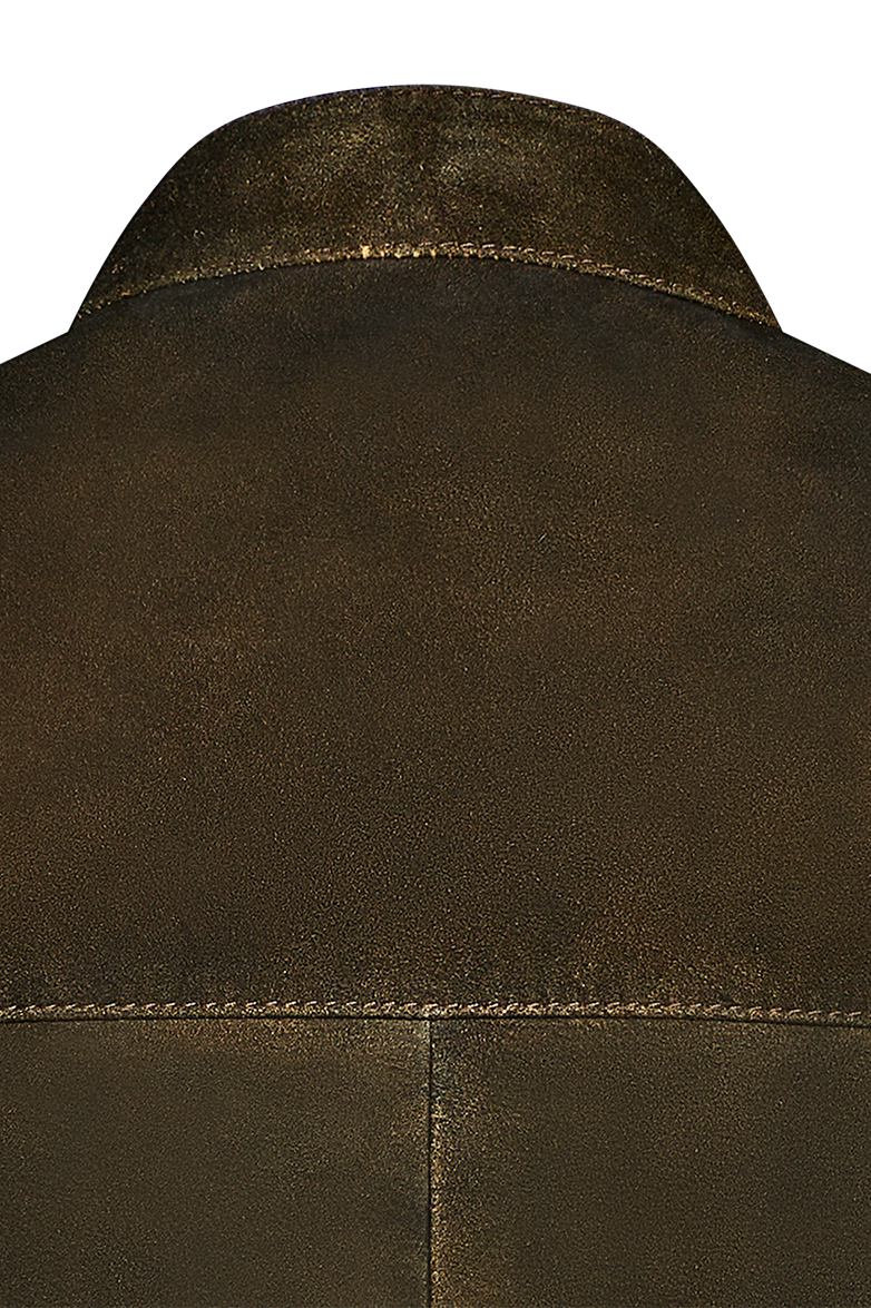Shirtjacket in Leder - Bild 4