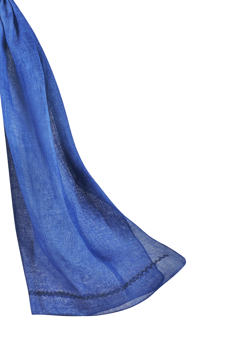 Blaudruck-Schal - Bild 2