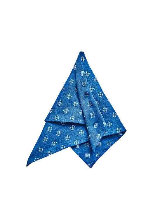 Blaudruck-Stecktuch