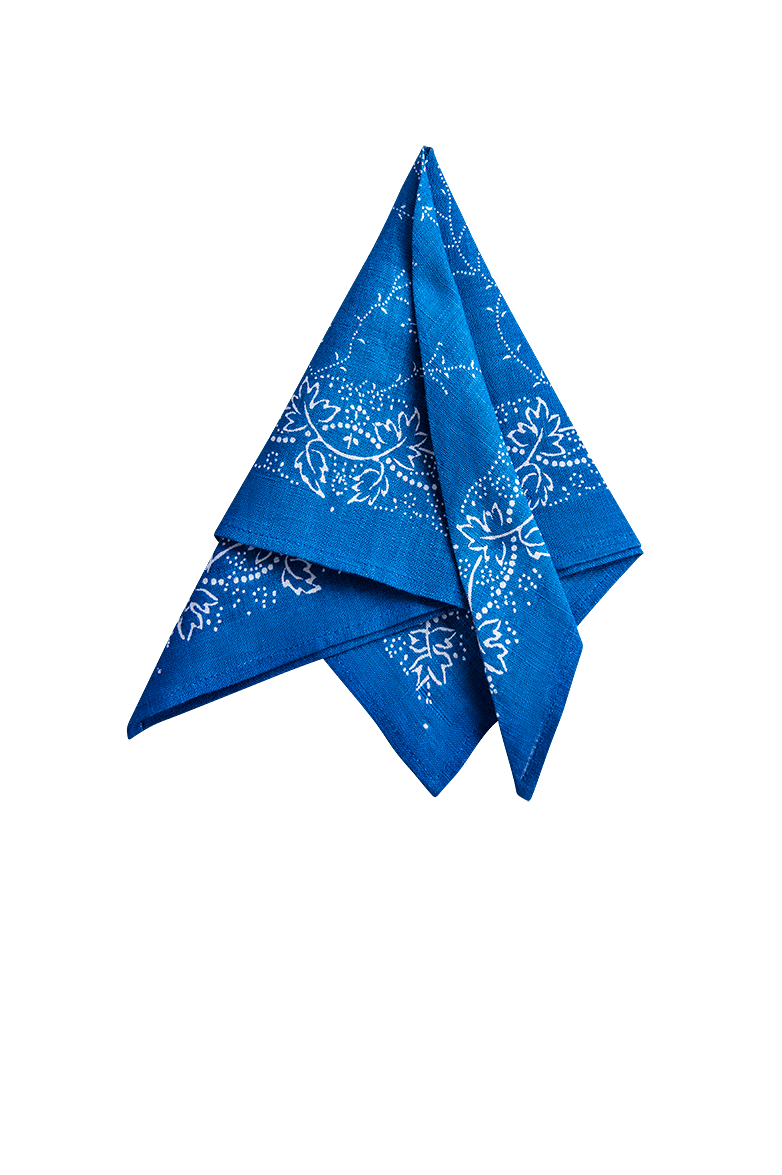 Blaudruck-Stecktuch - Bild 1