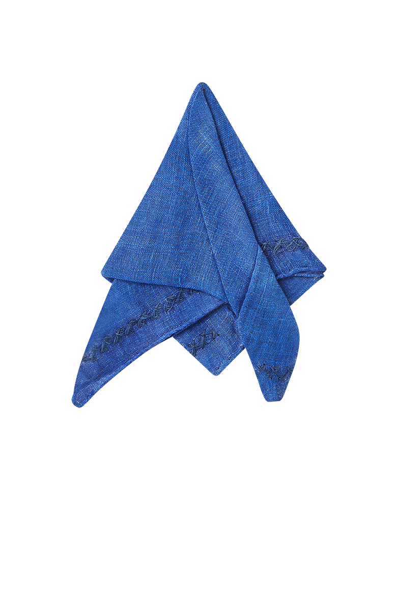 Blaudruck-Stecktuch - Bild 1