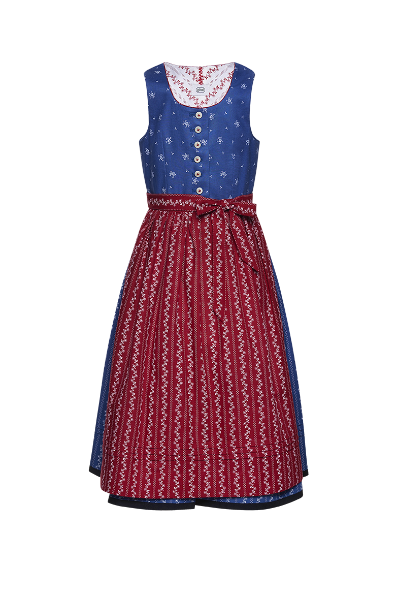 Dirndl Blaudruck - Bild 1