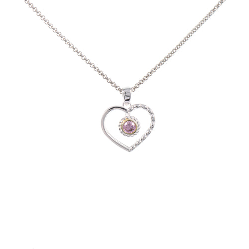 Anhänger mit Kette Herzig