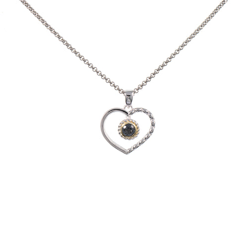 Anhänger mit Kette Herzig